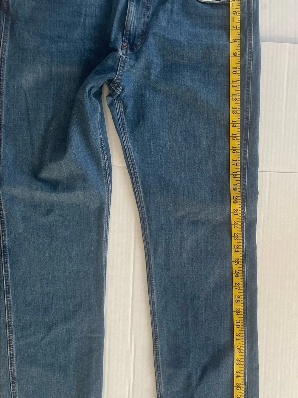 Wrangler Men’s Dark Blue Boot-Cut Jeans